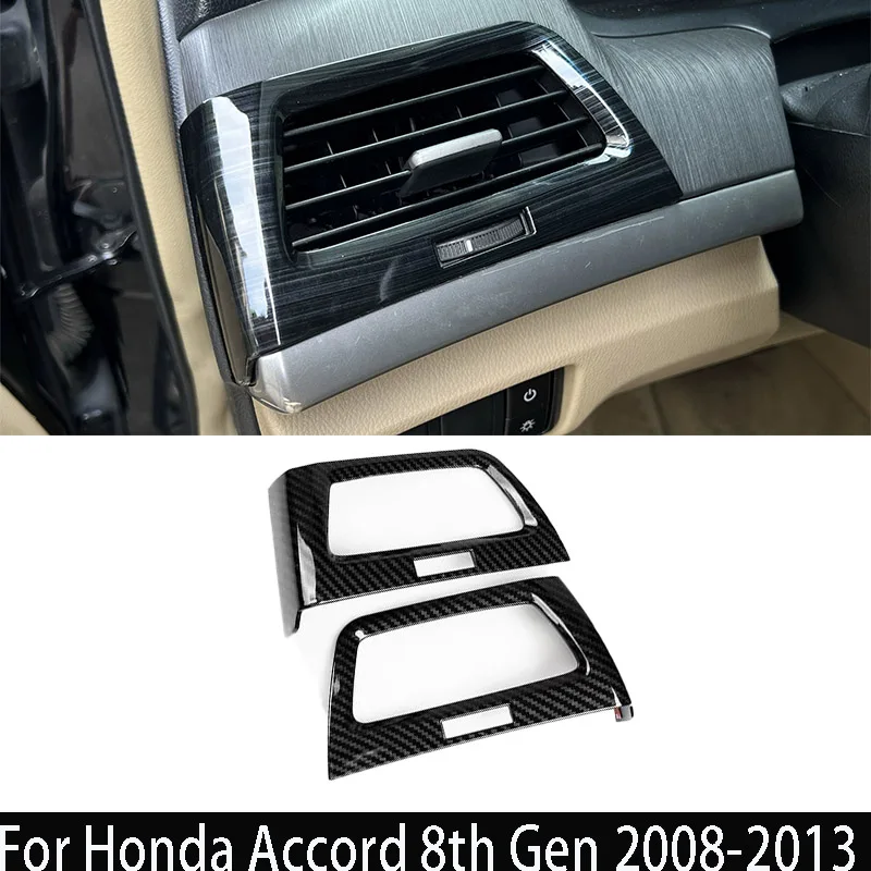 

Car Dashboard Side For Honda Accord 2008 2009 2010 2011 2012 Air Vent Frame Decoration Car Trim Stickers ABS