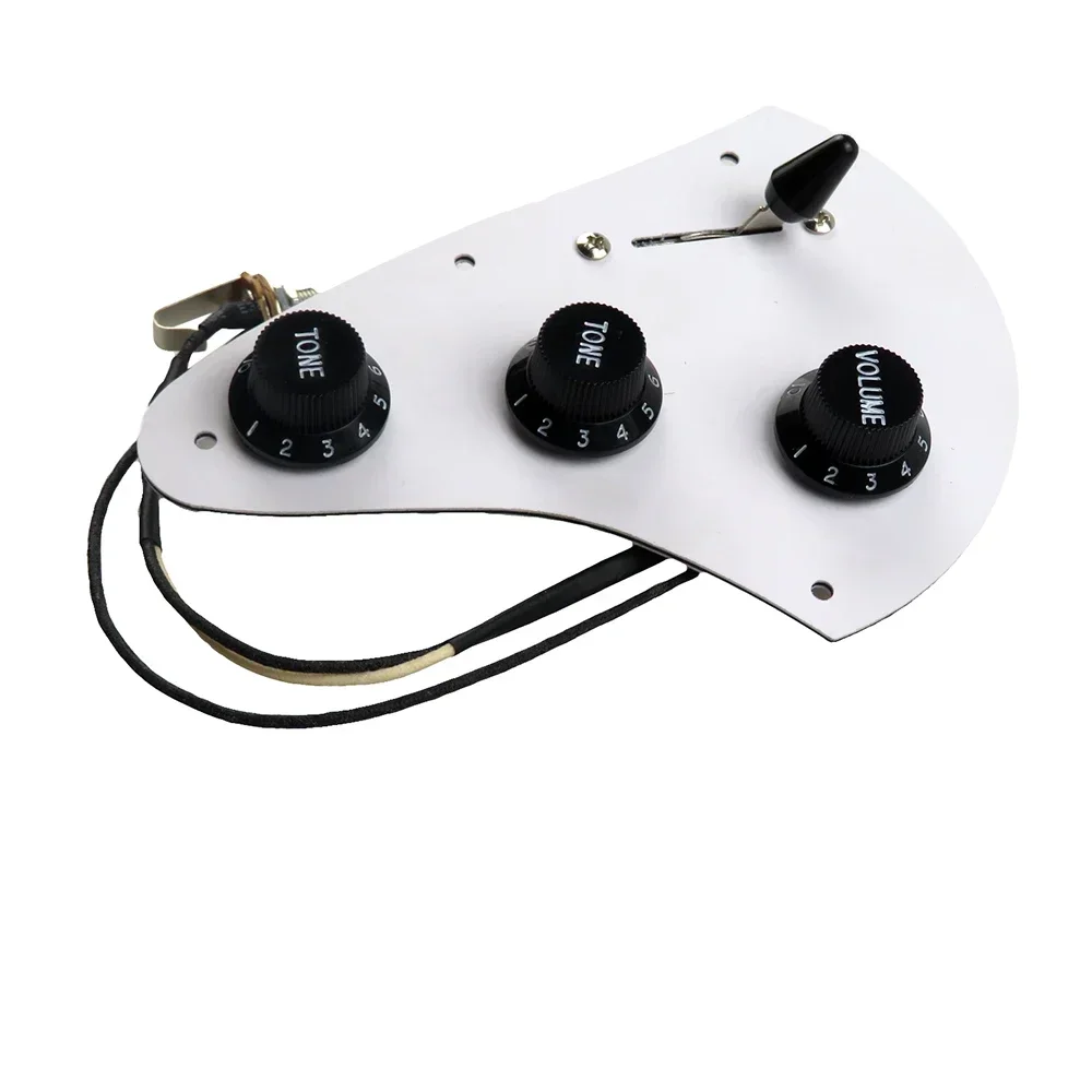 

Q-X Music Store-Жгут проводов гитарного звукоснимателя с 3 шт. 250K медным валом потенциометра гитарный звукосниматель