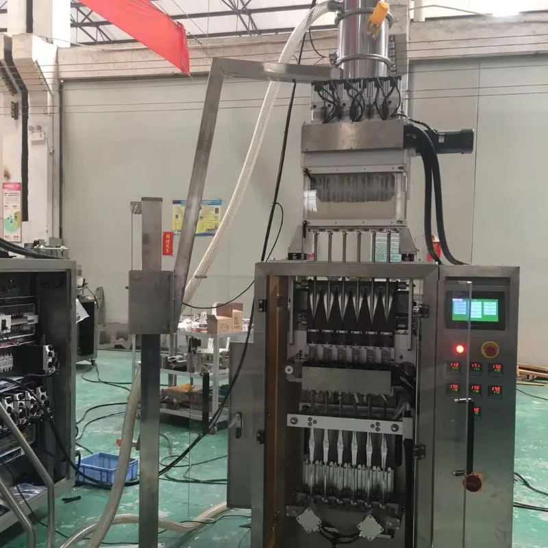 Automatic Automatic Vertical Multi Lane Instant Coffee Pack Sugar Sachet Powder Packing Machine with Auger Fill Customize Export