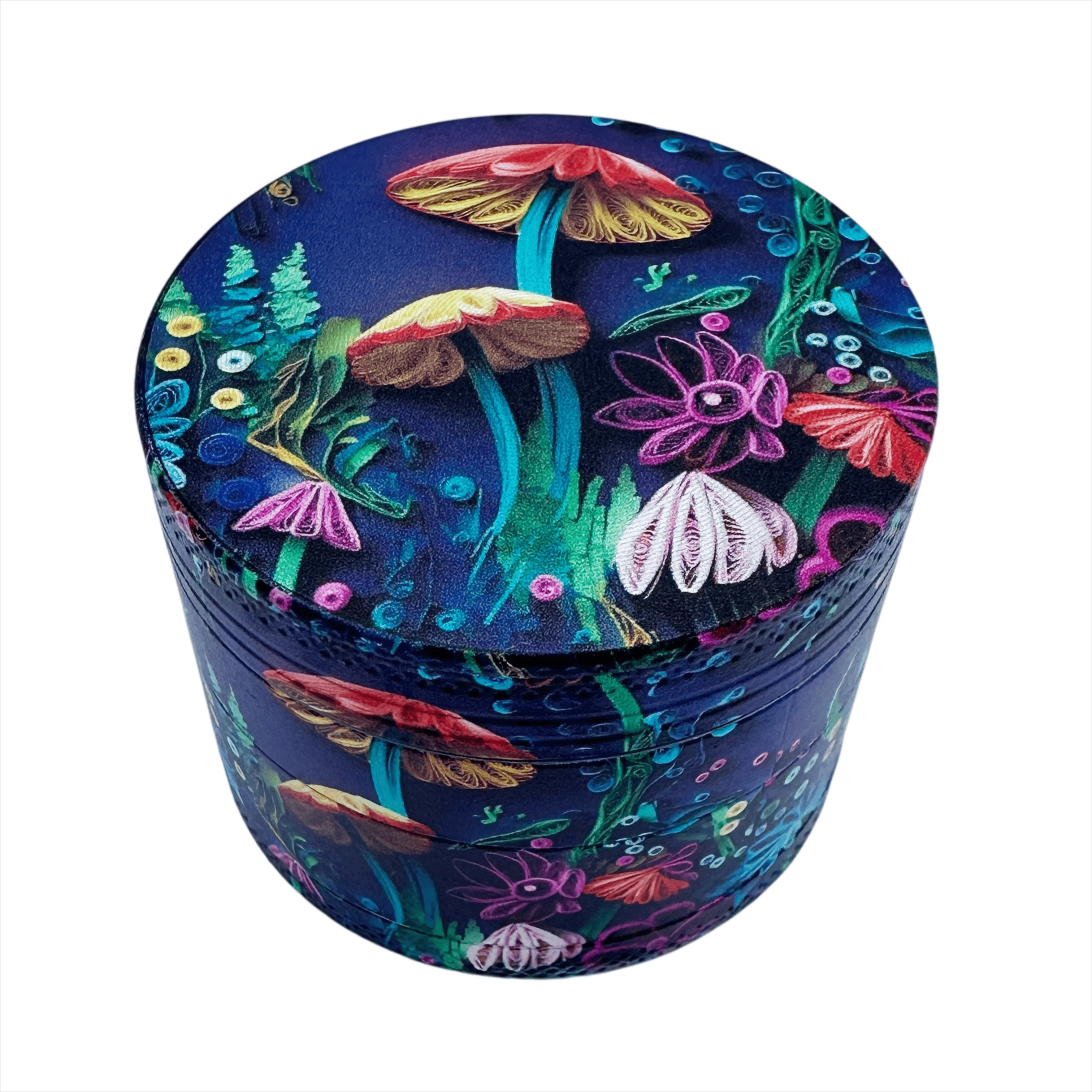 Mushroom Shaped Metal Herb Grinder 2 Inch 50mm Size for Smaller Pieces of Herb Big Sale Item