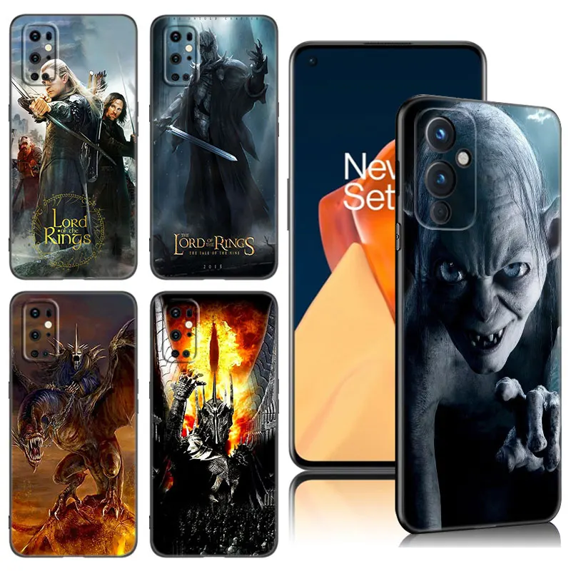 The L-Lord Of The R-Rings Black Phone Case For OnePlus 9 10 11 12 ACE 2V Pro 9RT 10T 10R Nord CE 2 3 Lite N10 N20 N30 5G