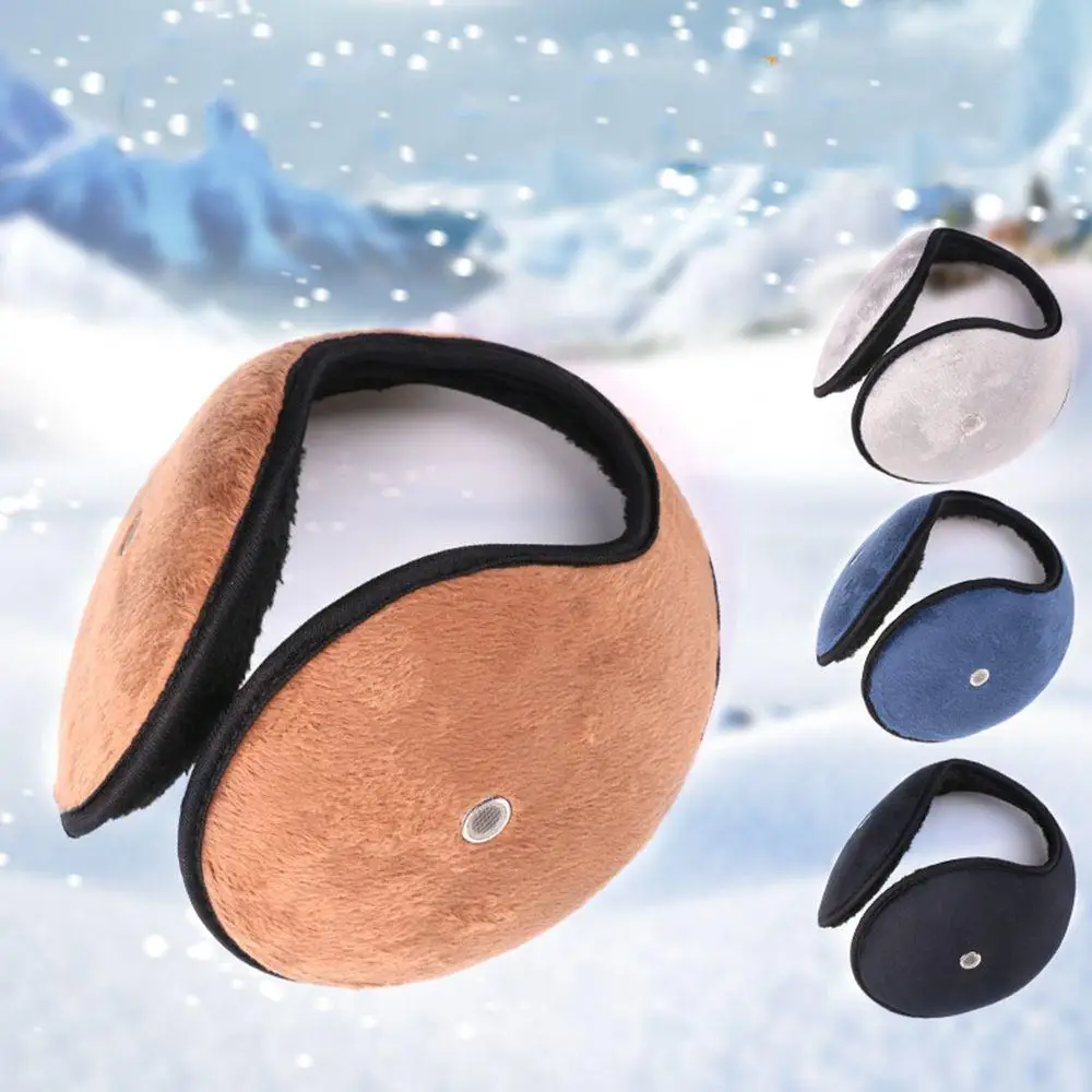 And Winter Plush Driving Unisex Ear Protection Women Ear Cover Korean Style  Ear-flap Ear Cover With Receiver Men Ear Muff