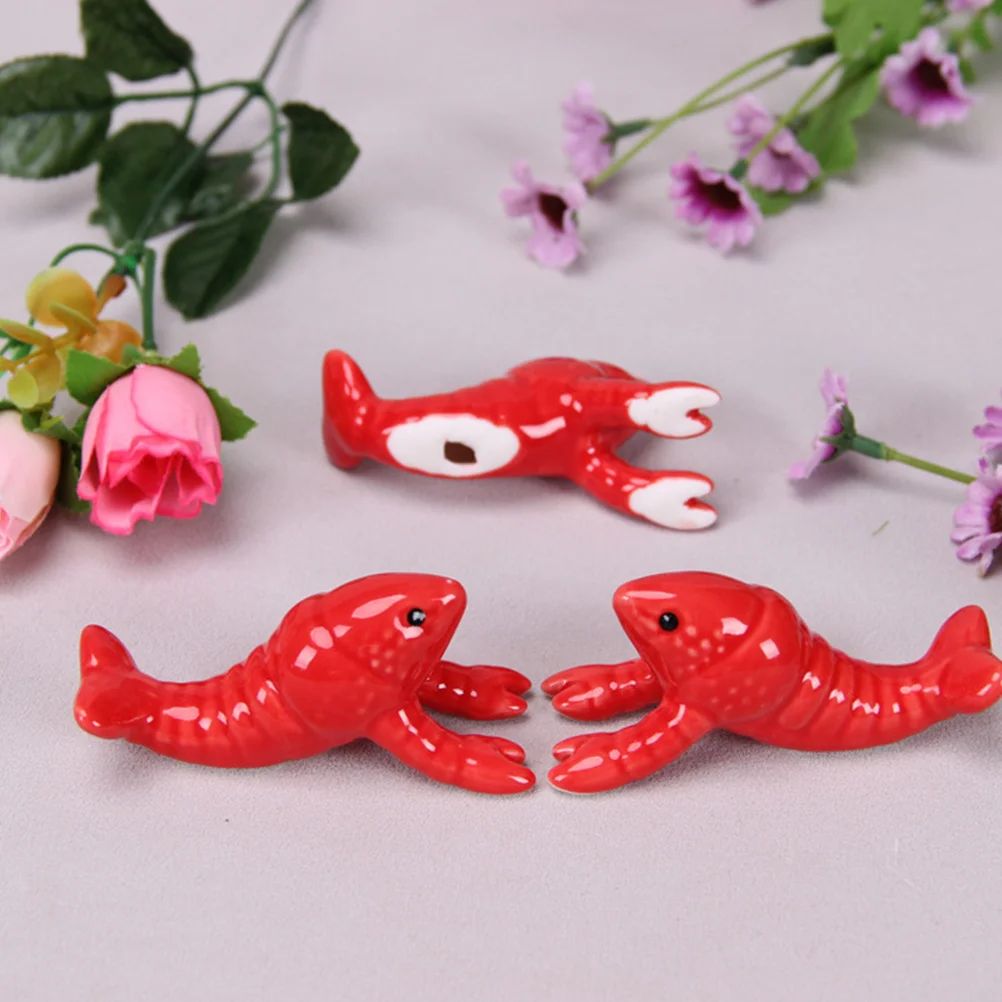 

4Pcs Ceramic Animal Chopstick Rests Kitchen Accessory Table Decoration Chopstick Holders Chopsticks Rest