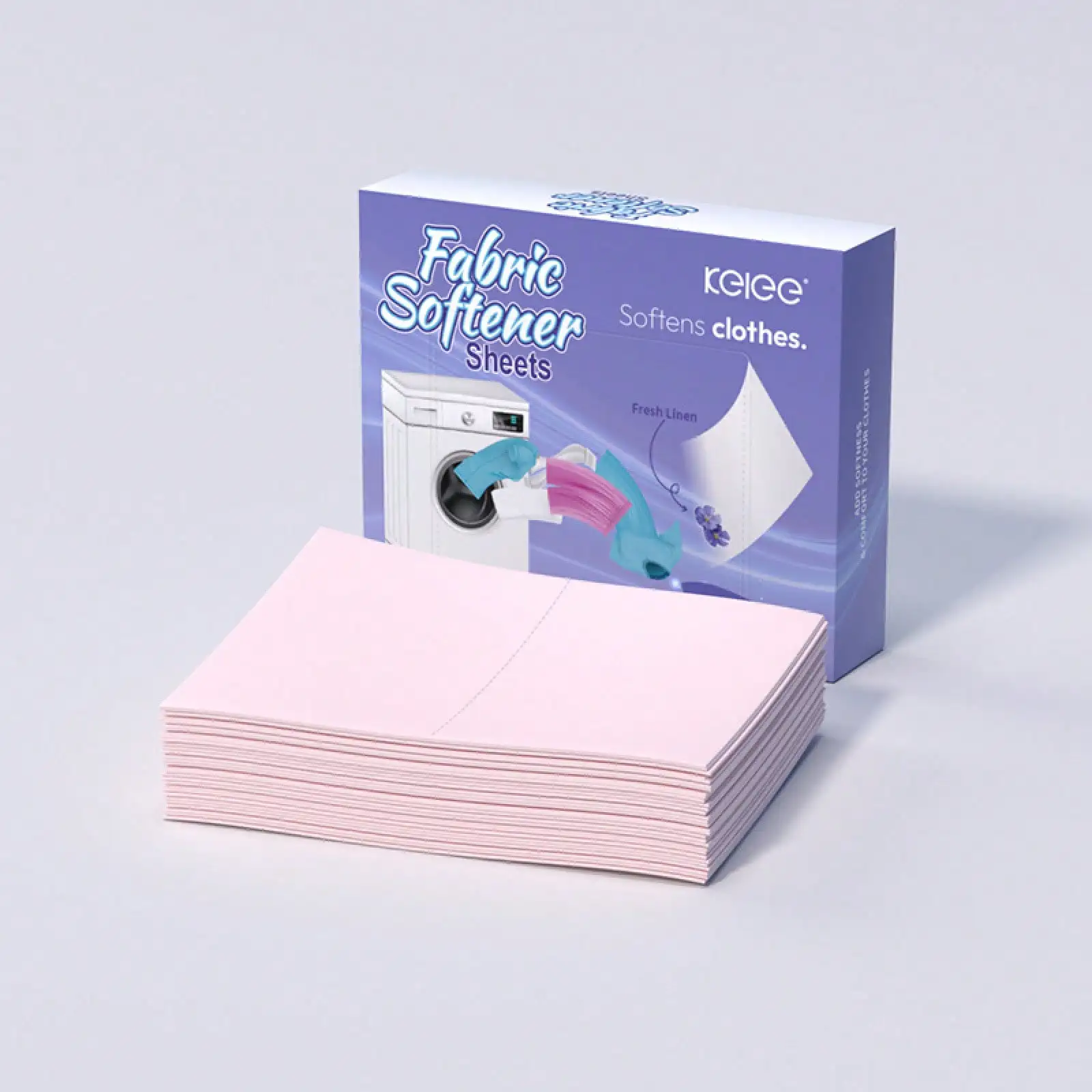Fully Dissolvable Clothes Softener Sheets, No Residue, All-In-One Laundry Care Companion, Factory Wholesale, Softening