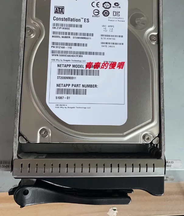 

For 51067-01 2TB SATA-FC SF640 SF680 SF940 SF980 hard drive