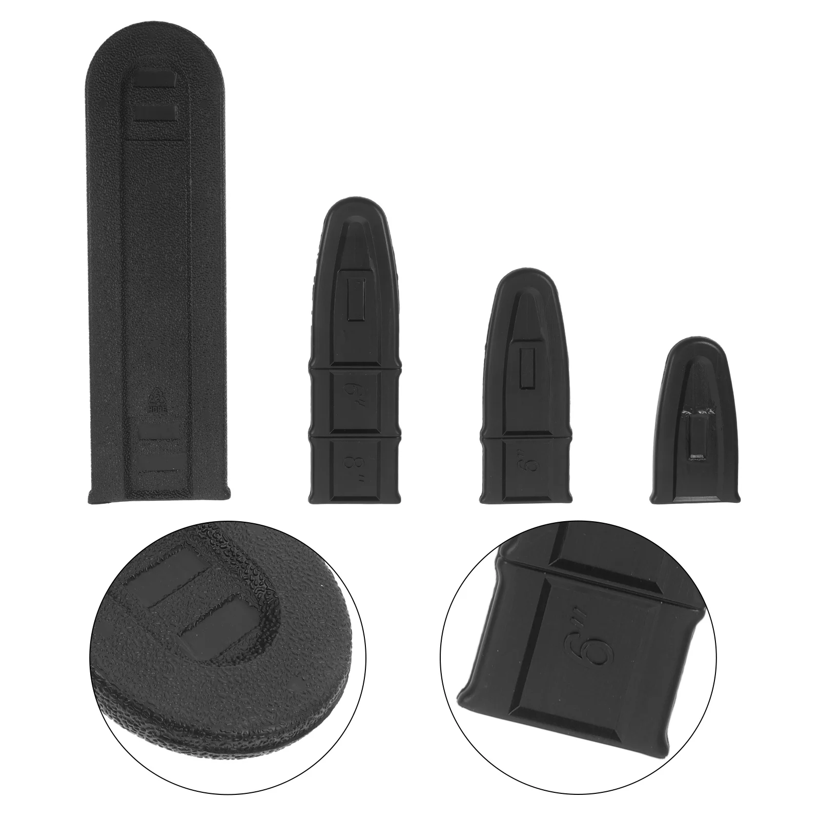 

4Pcs Chainsaw Blade Guard Protection Durable Chain Cover Easy Install Safety Chainsaw Storage Transport Accessory