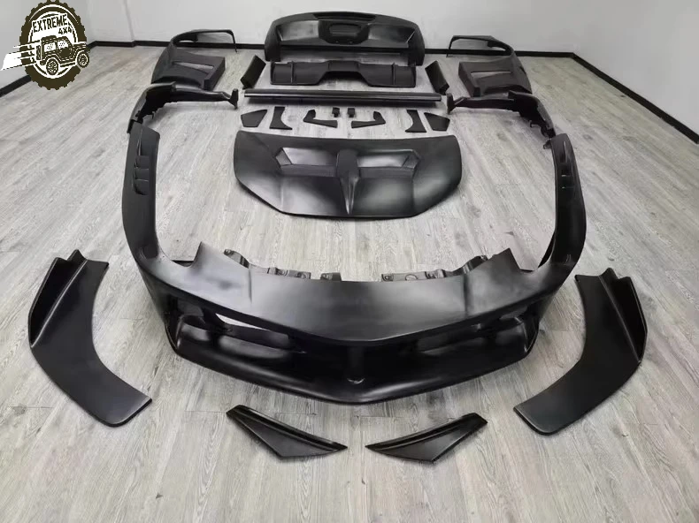 For Ferrari 458 LB Style Body Kit Wide Body Fenders Front Trunk Lid Side Skirts Front Bumper Rear Bumper Spoiler Rear Wing car