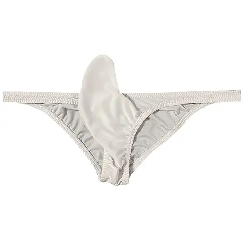 Comfy Men Underwear T Back Swimwear Underwear Backless Soft Solid Color Stretch Bikini Breathable Briefs Casual Fast Dry