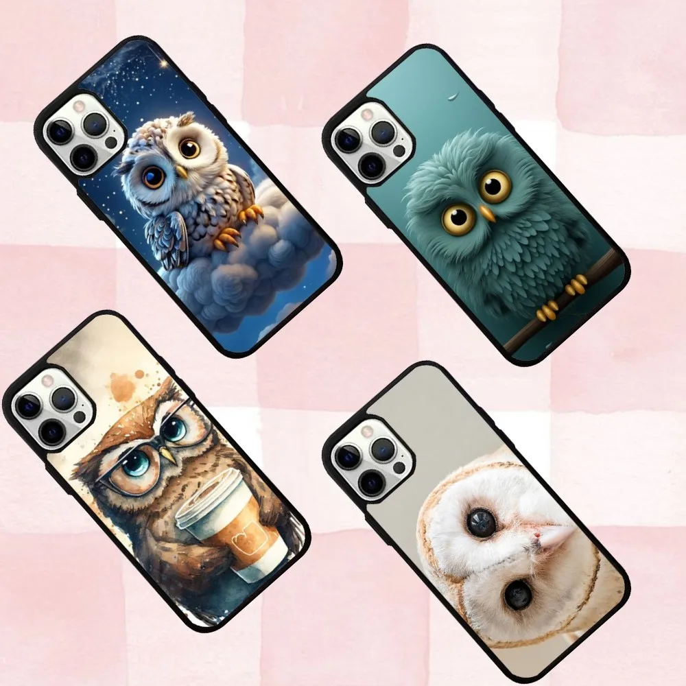 

Cute OWL Phone Case For IPhone 16,se4,15,Pro,Max,Case 14,Plus,13,12,11 Magesafe Magnetic Wireless Charge Cover