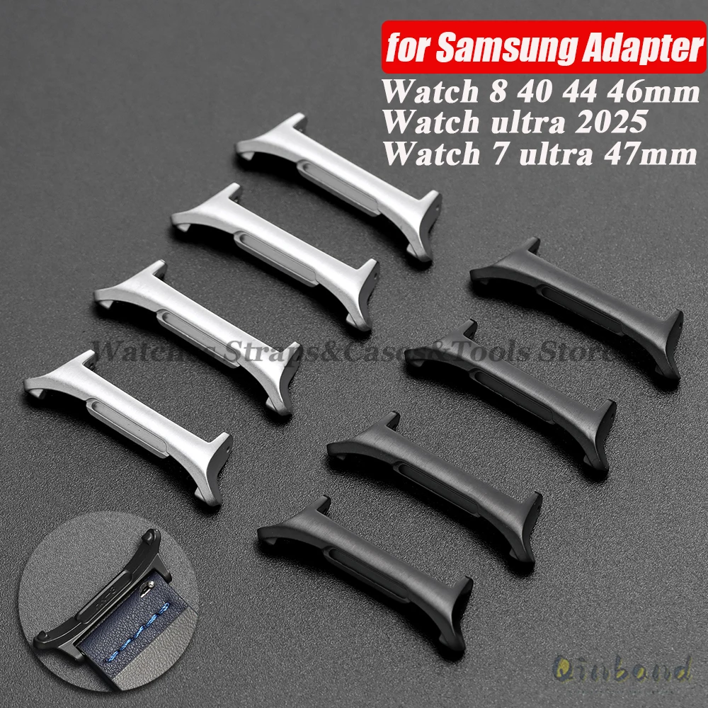 Metall-Uhrenanschluss für Samsung Galaxy Watch 8 40 44 mm/8 klassischer Adapter für Galaxy Watch Ultra 47 mm / Ultra 2025 Zubehör