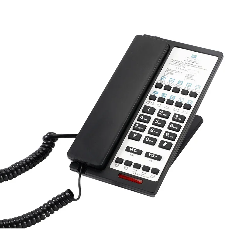 Five Star Hotel Dedicated Telephone Portable Room Front Desk One Touch Dialing Hands-free Wall Mounted Telephone Landline