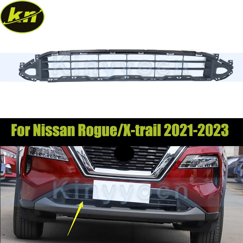

Car Front Bumper Lower Grille For Nissan Rogue/X-trail 2021-2023 Front Lower Bumper Intake Grille