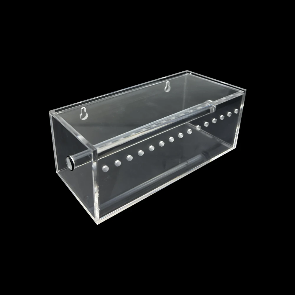 Clear Acrylic Power Chain Dispenser Rubber Band Organizer Orthodontic Bracket Rack Case Dental Ligature Chain Placing Box 1Pcs