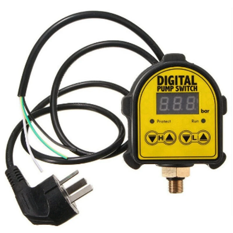 Water Pressure Gauge, Water Pump Digital Display Controller, Household Electronic Booster Digital Display Pressure Gauge