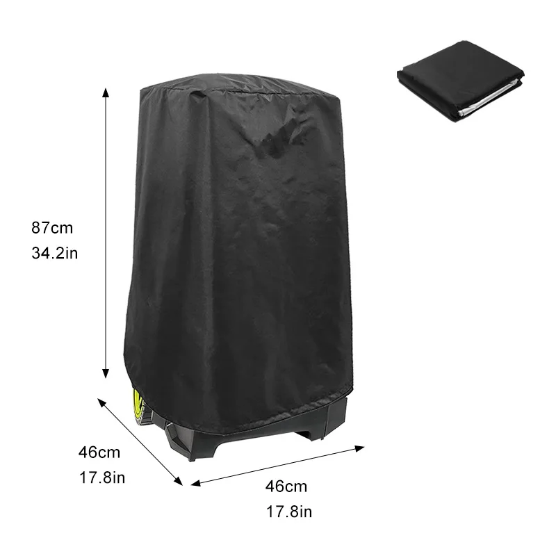 For Standard Pressure Washers Pressure Washer Cover For Rainy Weather Protection Black Waterproof Oxford Material