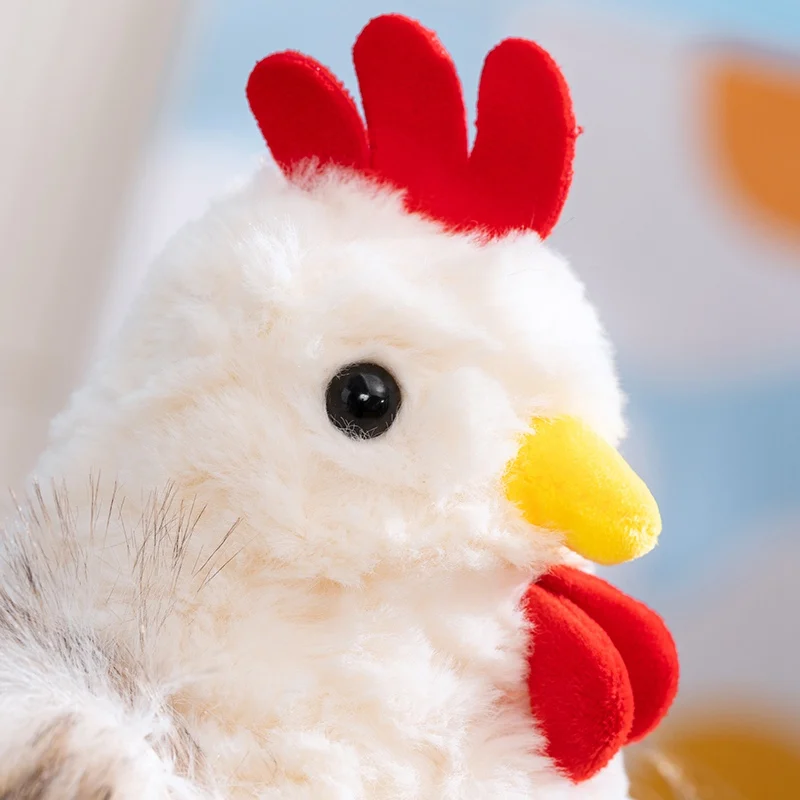 Novo grande galo de pelúcia animais brinquedos frango kawaii travesseiro super macio bonecas alta qualidade natal presente do dia das bruxas decoração