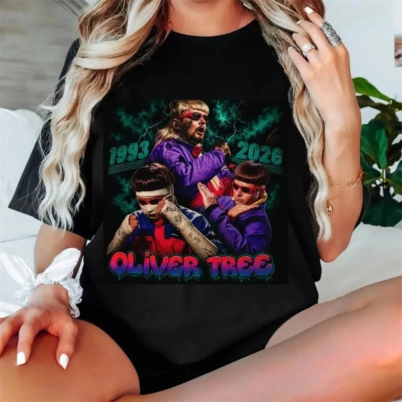 Oliver Tree Merch T-shirt Men Short Sleeve Tee Unisex Tops Causal Clothes Female Y2K Tops