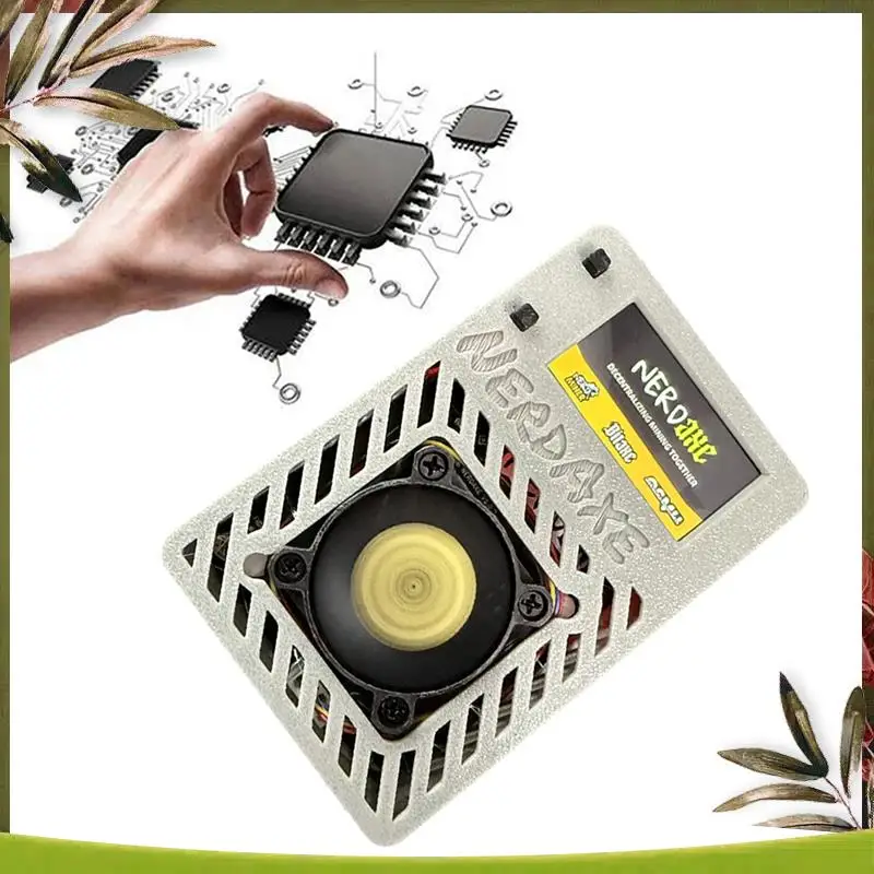 

New-Nerdaxe Miner Nerdminer With Display 500Gh/S S19XP BM1366 ASIC Bitaxe Bitcoin Micro Miner Lottery Mining Miner EU PLUG
