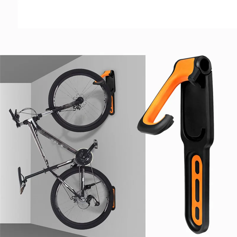 A23I-Bicycle Wall Hooks Foldable Wall Movable Hooks Bicycle Mountain Bike Display Rack Parking Racks Replacement