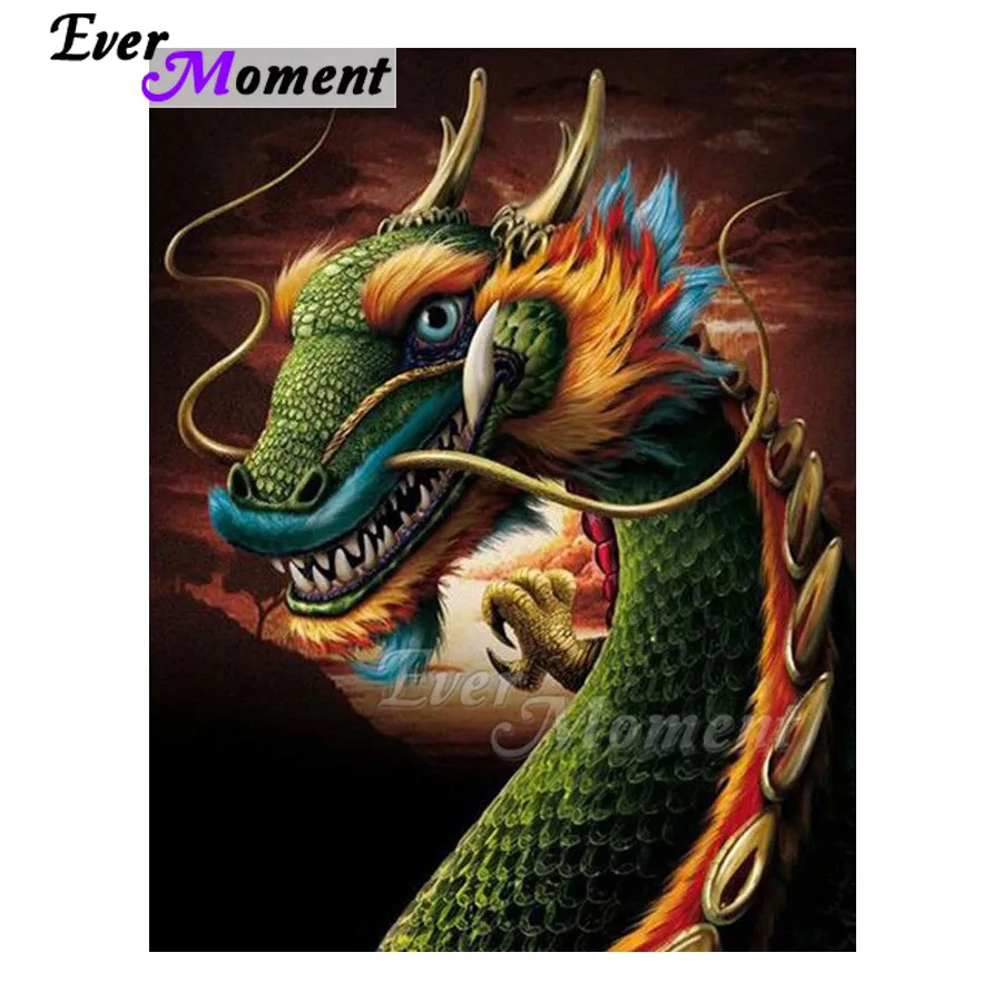

Dragon Handmade Full Square Drill 5D DIY Ever Moment Diamond Painting Picture Of Rhinestone Diamond Embroidery Household ASF1723