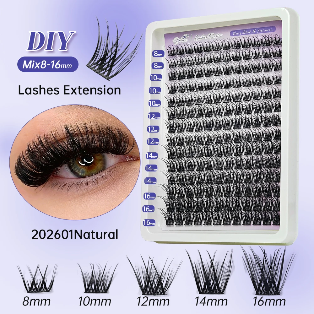 yelix DIY Wimpernbüschel Natürlich Flauschig Mehrfach-Spezifikation Große Kapazität Großhandel für Schönheitssalons, Großhändler, Make-up-Profis – Detail 7