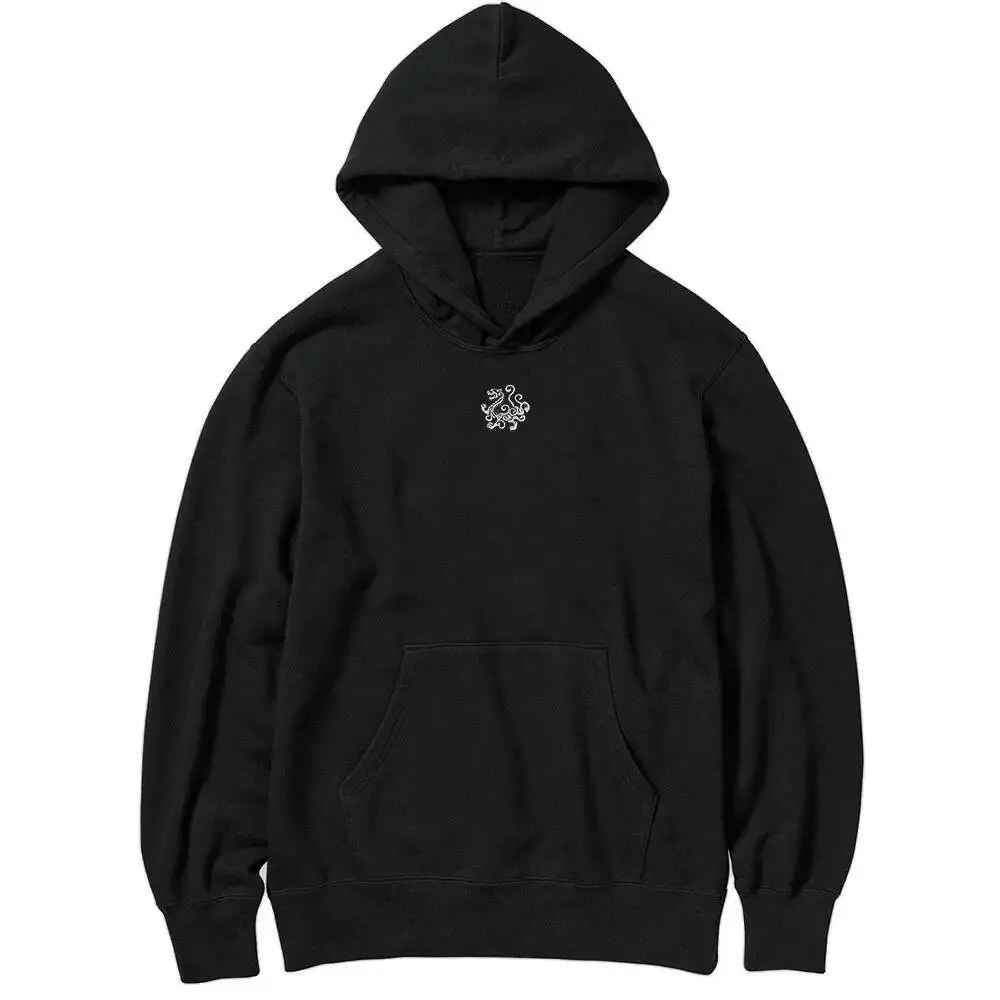 

Осенние толстовки большого размера, мужские уличные толстовки, повседневный пуловер с длинными рукавами и китайской росписью тушью, утепленная толстовка черного цвета