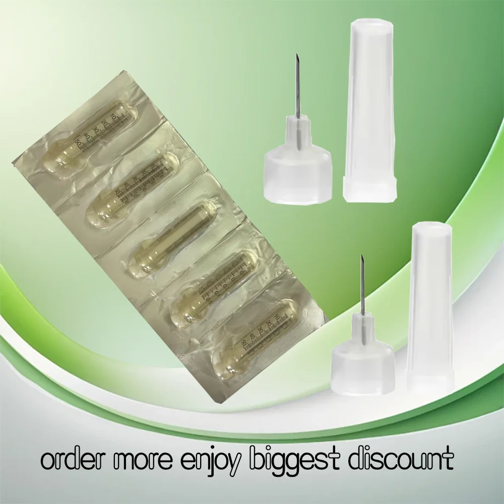 Ampoule Head 0.3ml 0.5ml Disposable Sterile  for Hyaluron Pen Hyaluronic Acid Gun Atomizer Anti-wrinkle for Lip Filler Lifting