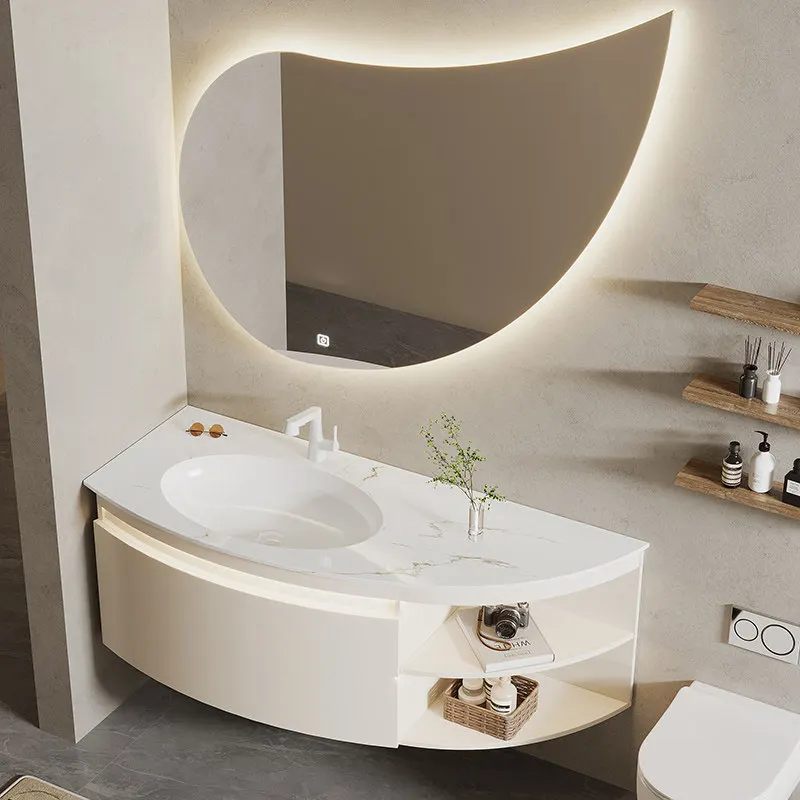 Japanese Modern Bathroom Cabinet Wall Rustic Cheap Corner Organiser Bathroom Cabinet Space Saving Badezimmerschrank Furniture