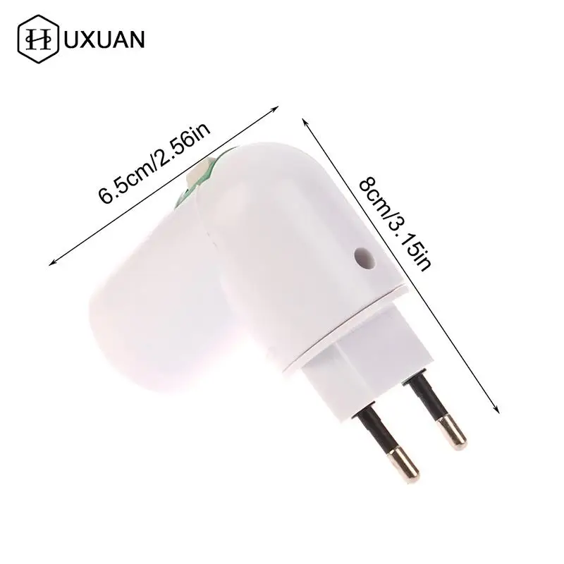 E27 Socket Lamp Bulb Adapter 360 Degrees Adjustable Light Bases Lamp Holder Converter Light Bulb Adapter EU US Plug 100-230V