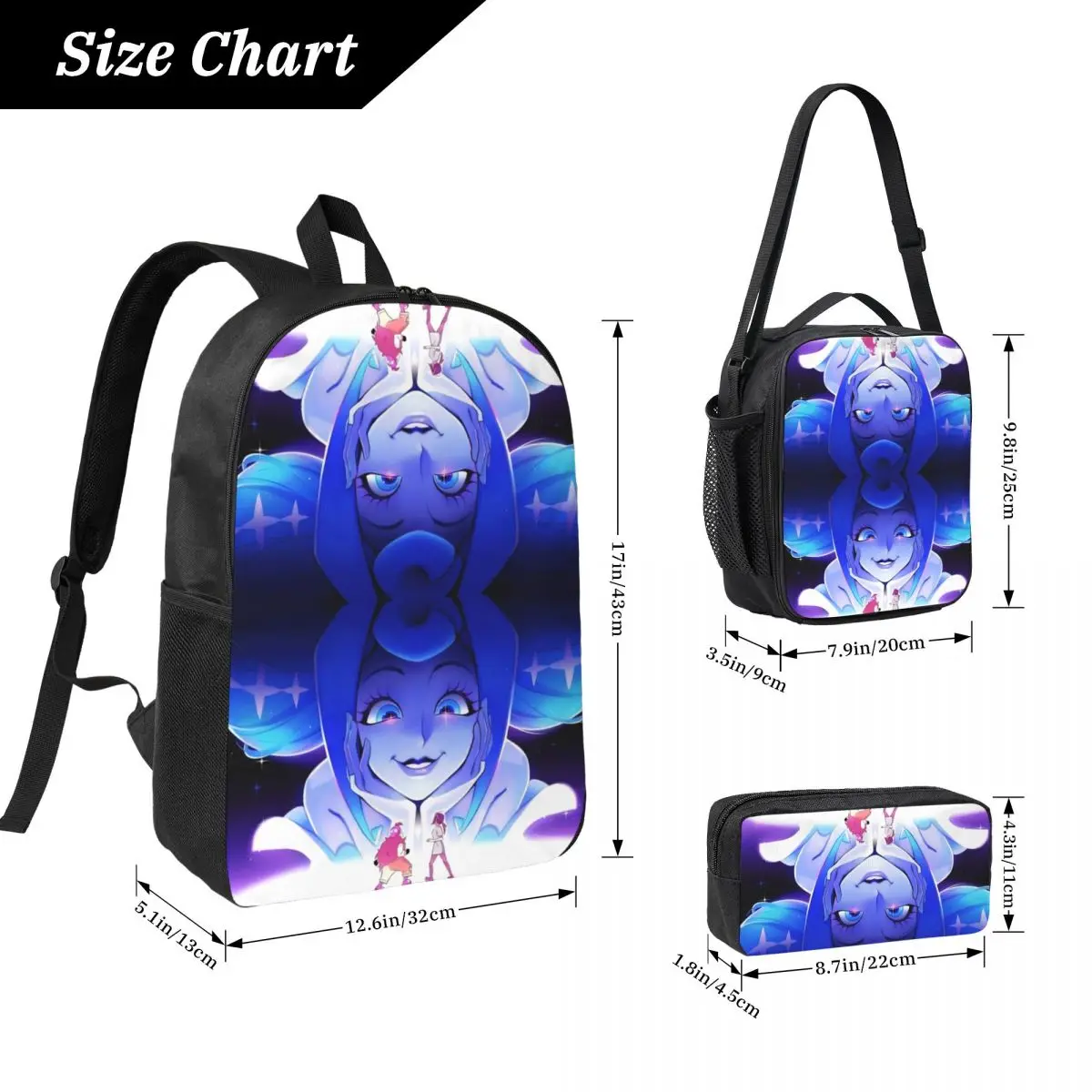 K-Knights Of Guinevere  Backpack Lunch Box Pen Bags for Boys Girls Preschool Backpacks School bag Bookbag Set
