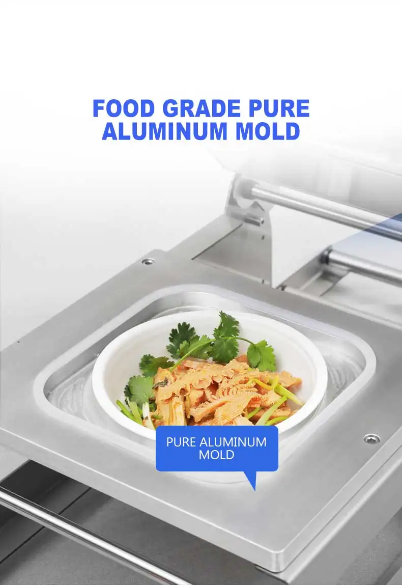 Os recém-chegados máquina de selagem comercial máquina de embalagem de alimentos rápidos caixa aferidor embalagem