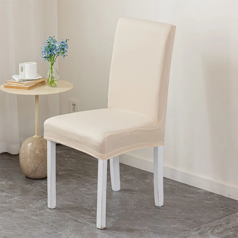 M Size Solid Color Elasticity Bar Chair Cover Short Size Seat Case-024