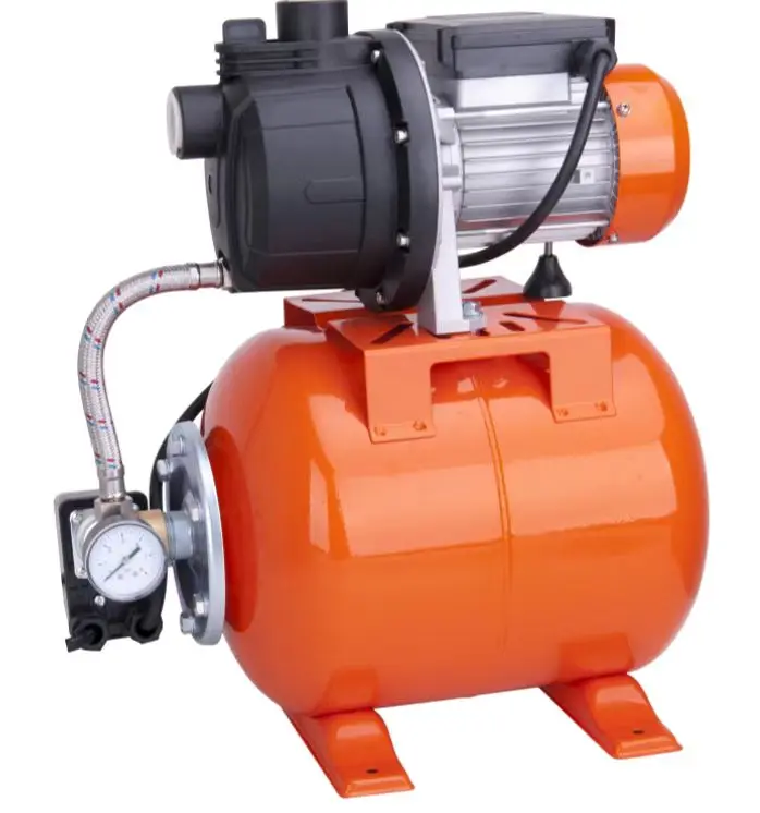 1HP Shallow Well Pump with Pressure Tank Stainless Steel 115V Irrigation Pump Automatic Water Booster Jet Pump for Lawn