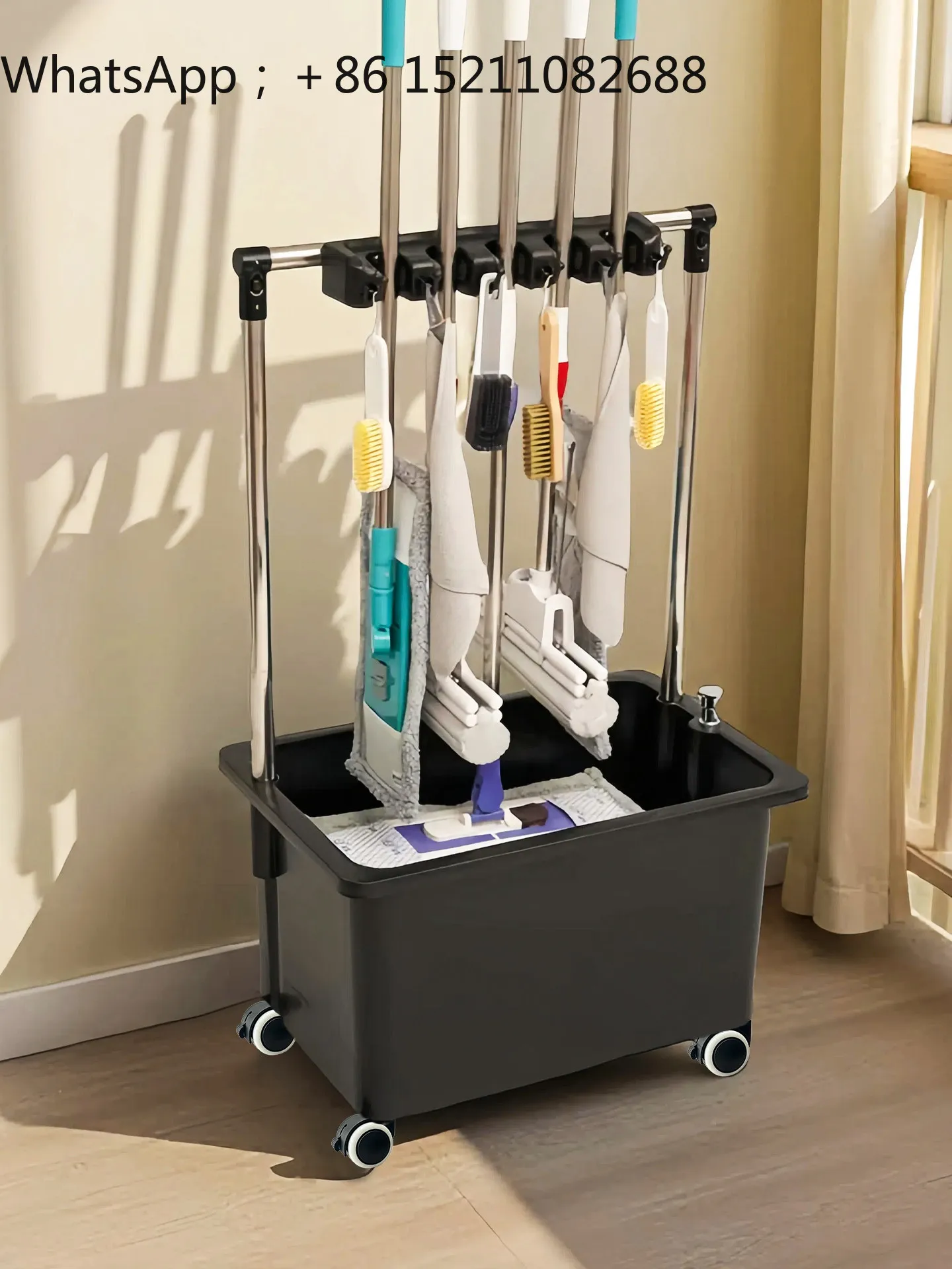 LLY Mobile mop pool Balcony Tall toilet Household mop pool Sink Washing basin Mop bucket