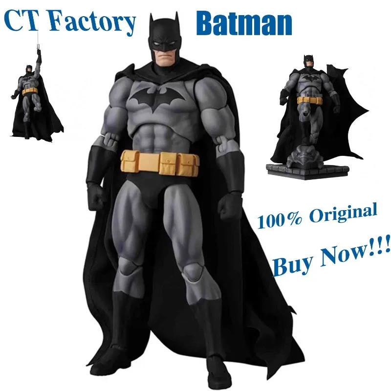 

2025NEW Batman Anime Figure CT Toys Mafex 126 Action Figures DC Justice League Hush Figurine The Dark Knight Collection Toy Gift