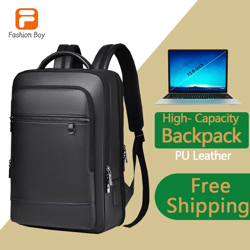 Fashion Boy-Large Capacity Men Computer Bags Business Travel Backpacks Multifunctional Laptop Backpack