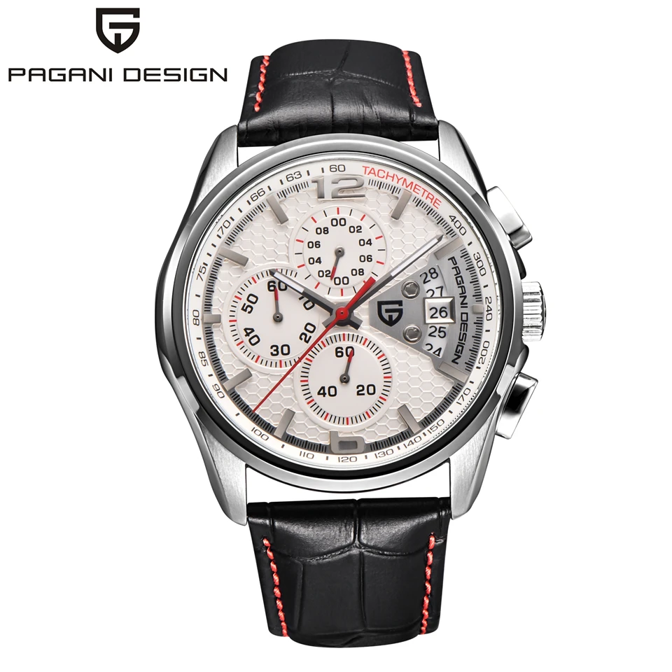 PAGANI DESIGN 2024 Men Quartz Watches Luxury Brands Fashion Movement Military Watches Leather Quartz Watches Relogio Masculino