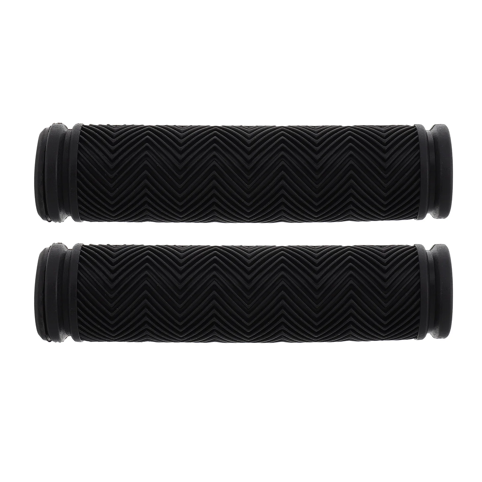 

1Pair Bike Handlebar Grips Non Slip Rubber Durable Wearresistant Easy Installation Road Scooter Bicycle Grip