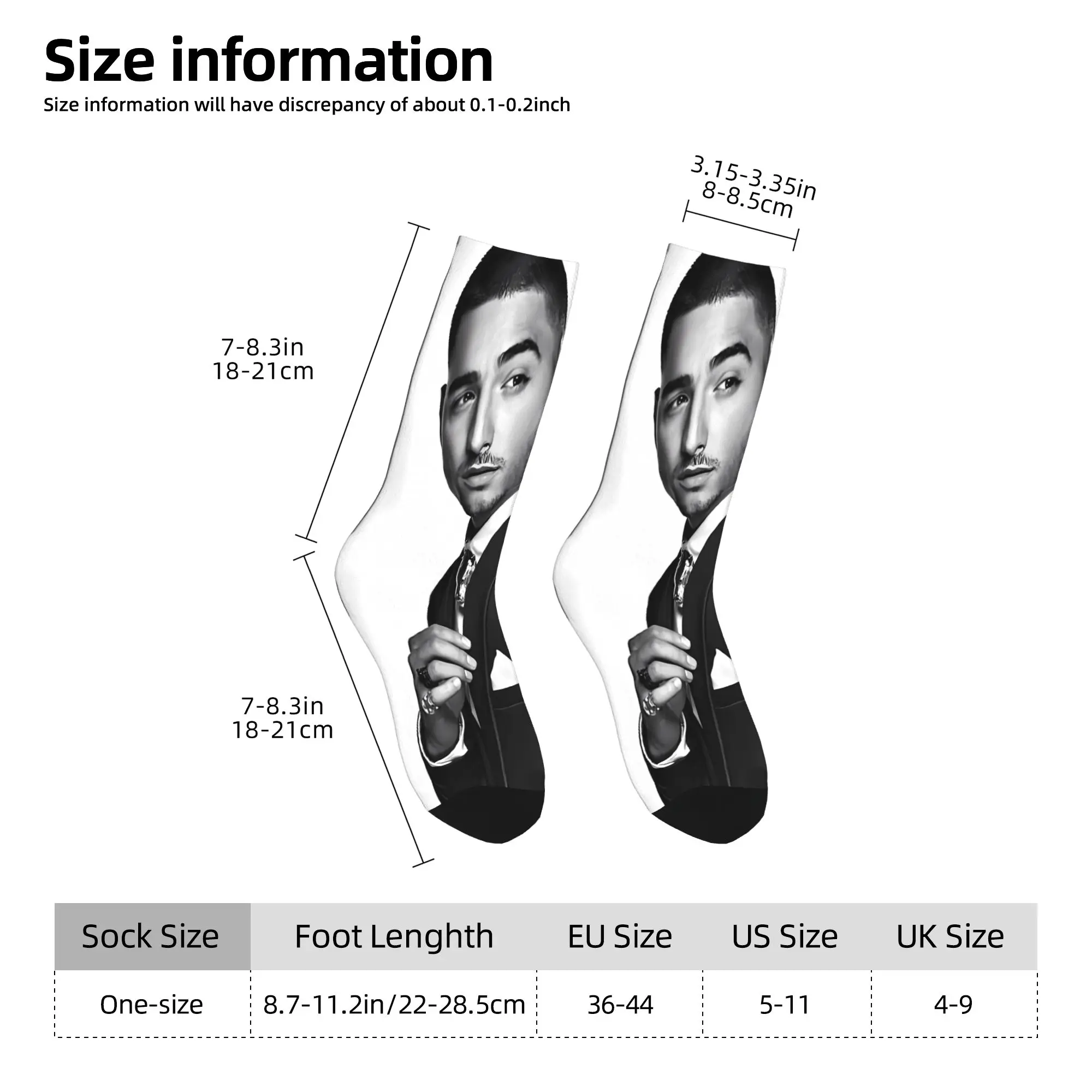 マルマラッパー コラージュソックス レトロストッキング 冬用滑り止めカップルソックス 通気性グラフィックスケートボードソックス