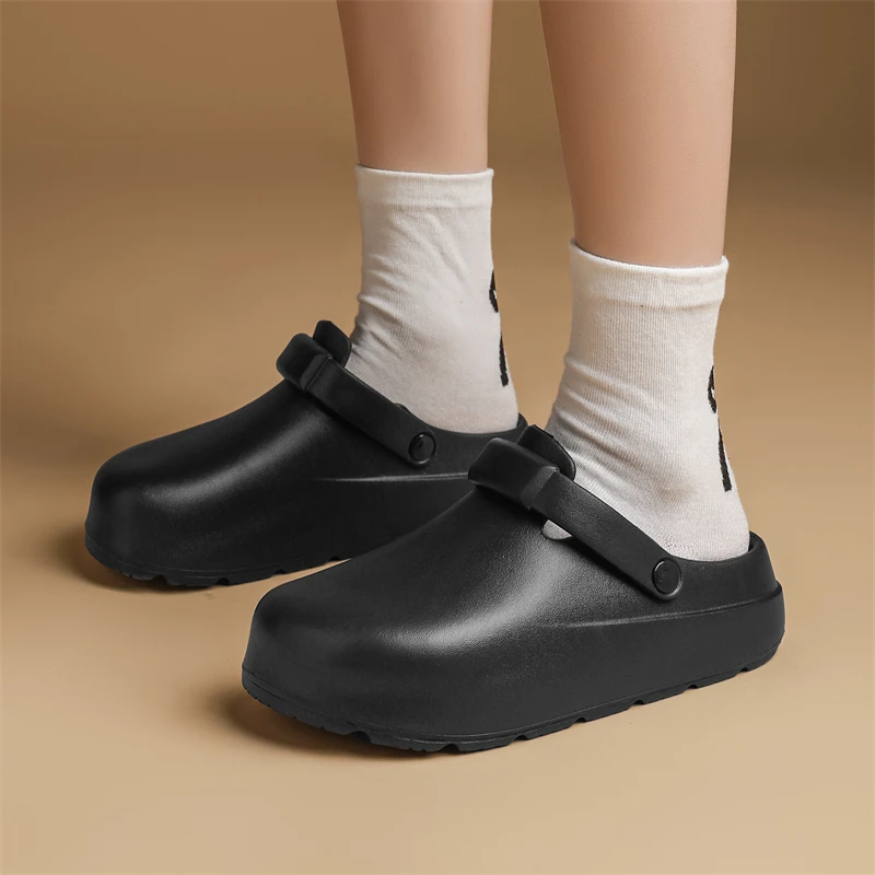 Sandalen Damen 2025, Sommer, neue Baotou-Hausschuhe, rutschfeste, leichte Strandschuhe – Detail 13