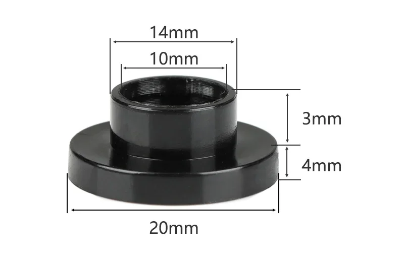 M2 M3 M4 M5 M6 M8-M16 T-förmige Nylon-Unterlegscheibe, Kunststoff-Abstandshalter, konkav, konvexe Schraube, Buchse, Hülse, Isolierung, Dichtung, Dichtungsring