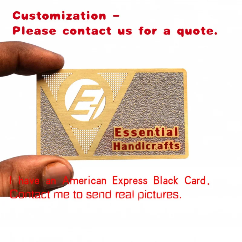 

custom.Custom High Quality Brass Metal Business Card Plated with Luxurious and Attractive Look Printing Product