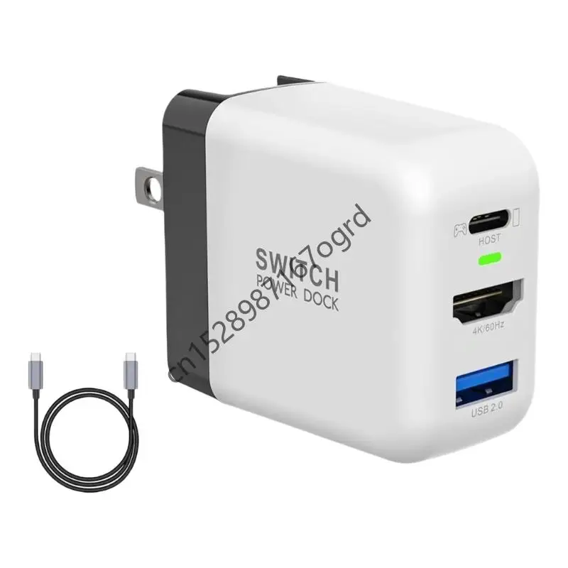 

USB C Кабельный зарядный центр для игровых консолей и ноутбуков 65W Power 4K60 Гц видео 634A