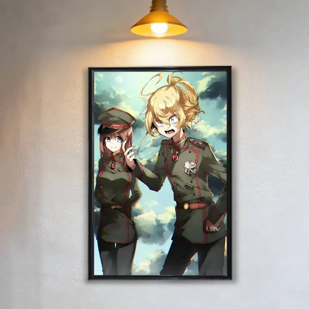 entire series Tanya Visha Youjo Senki Poster HD Art Wall Waterproof Home Living Room Bedroom Bar Aesthetic Decoration