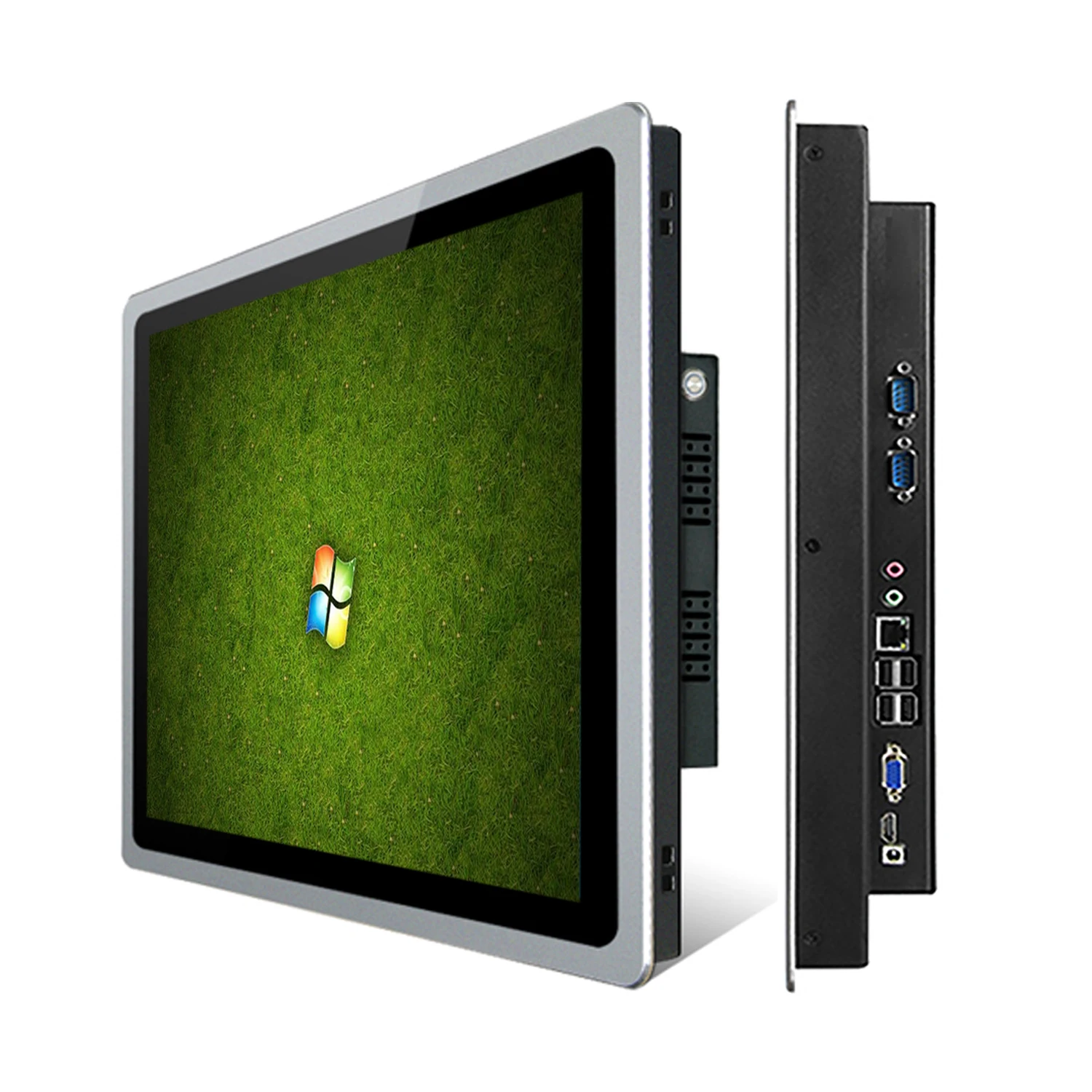 10 12 15 Inch industrial all-in-one computer panel pc with capacitive touch screen tablet pc built-in wifi for win10pro 1024*768