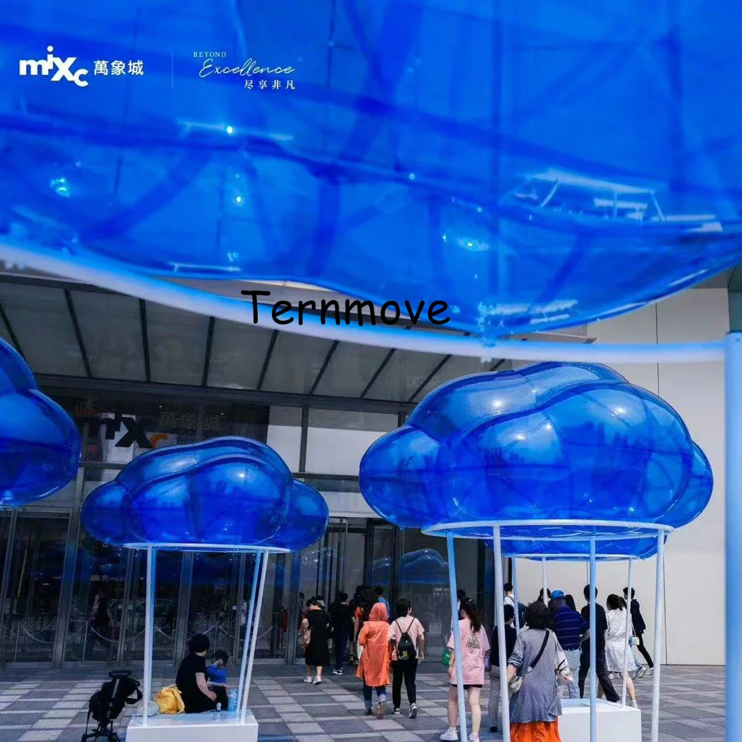 inflatable transparent clouds advertising promotion cloud for Photo studio take photo balloon Decoration