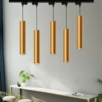 Indoor Track light Long Tube Spot Lights Rail Ceiling Pendant Hanging Lamps For Clothing Shop Living Room Decor 85-265V