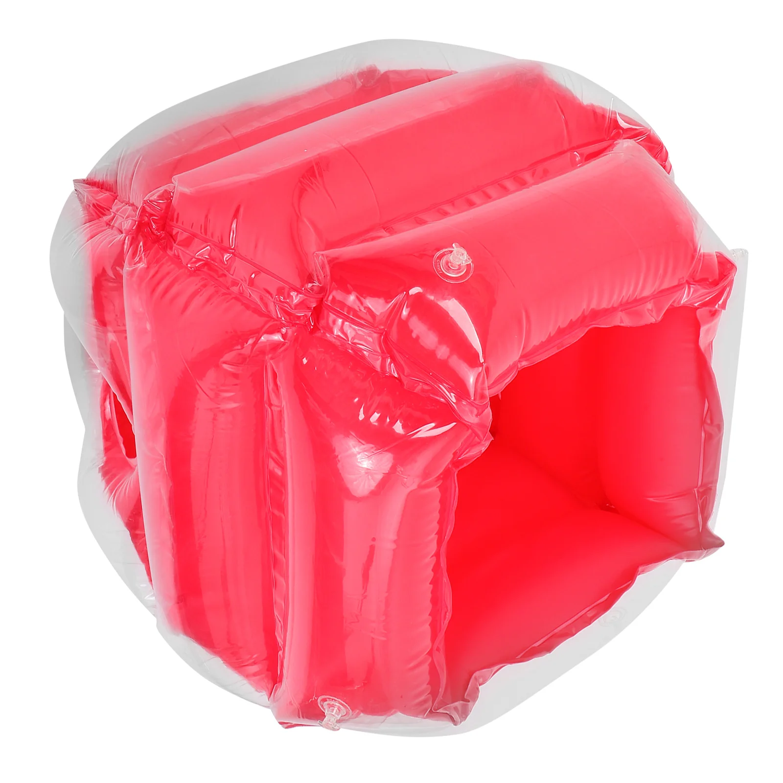 Palla gonfiabile per paraurti in PVC Divertimento all'aria aperta Palla per collisioni Blow Up Body Bubble Ball Gioco sportivo Prop (Rosso)