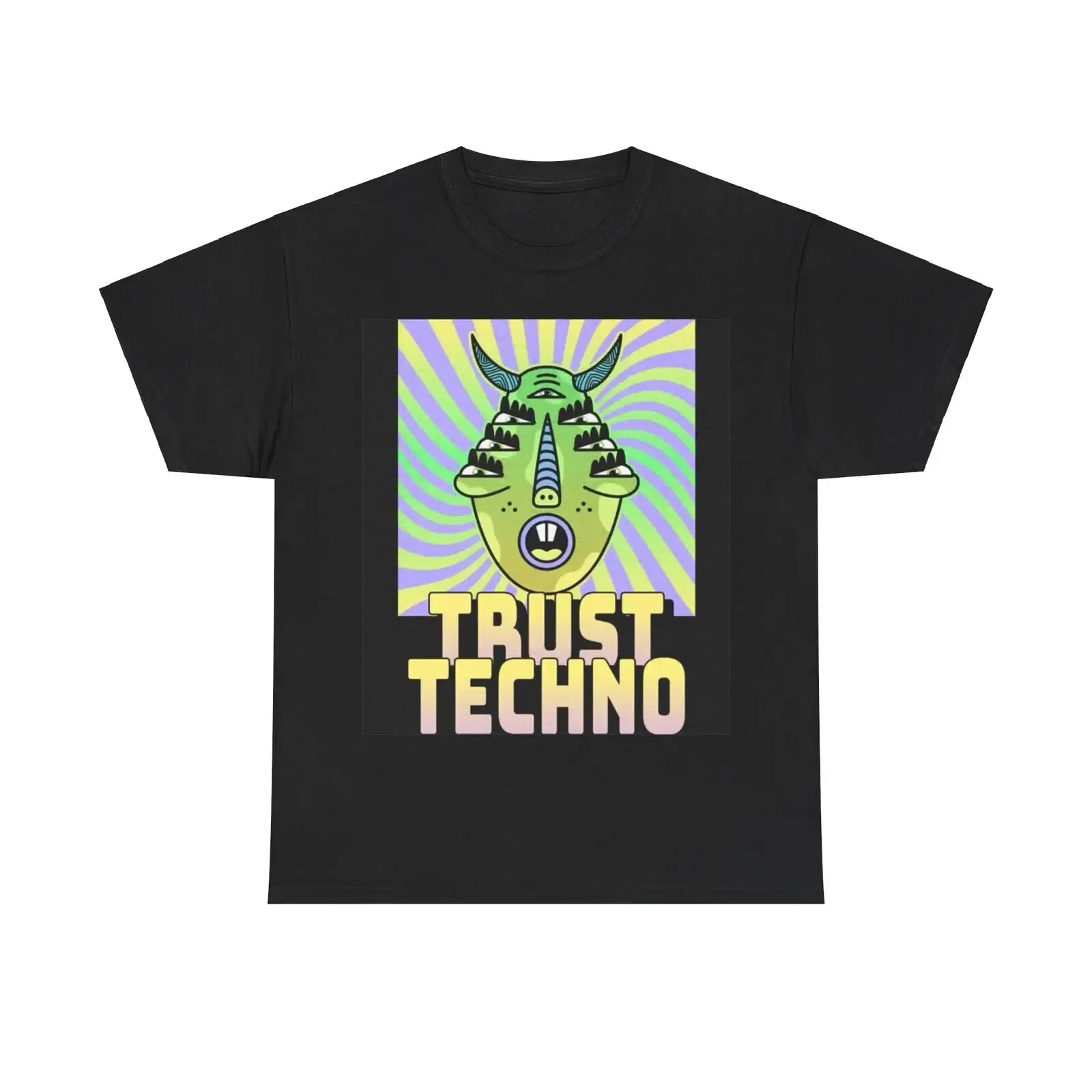 EDM House Music T-shirt Techno Rave Trippy Art Graphics Unisex Heavy Cotton 10