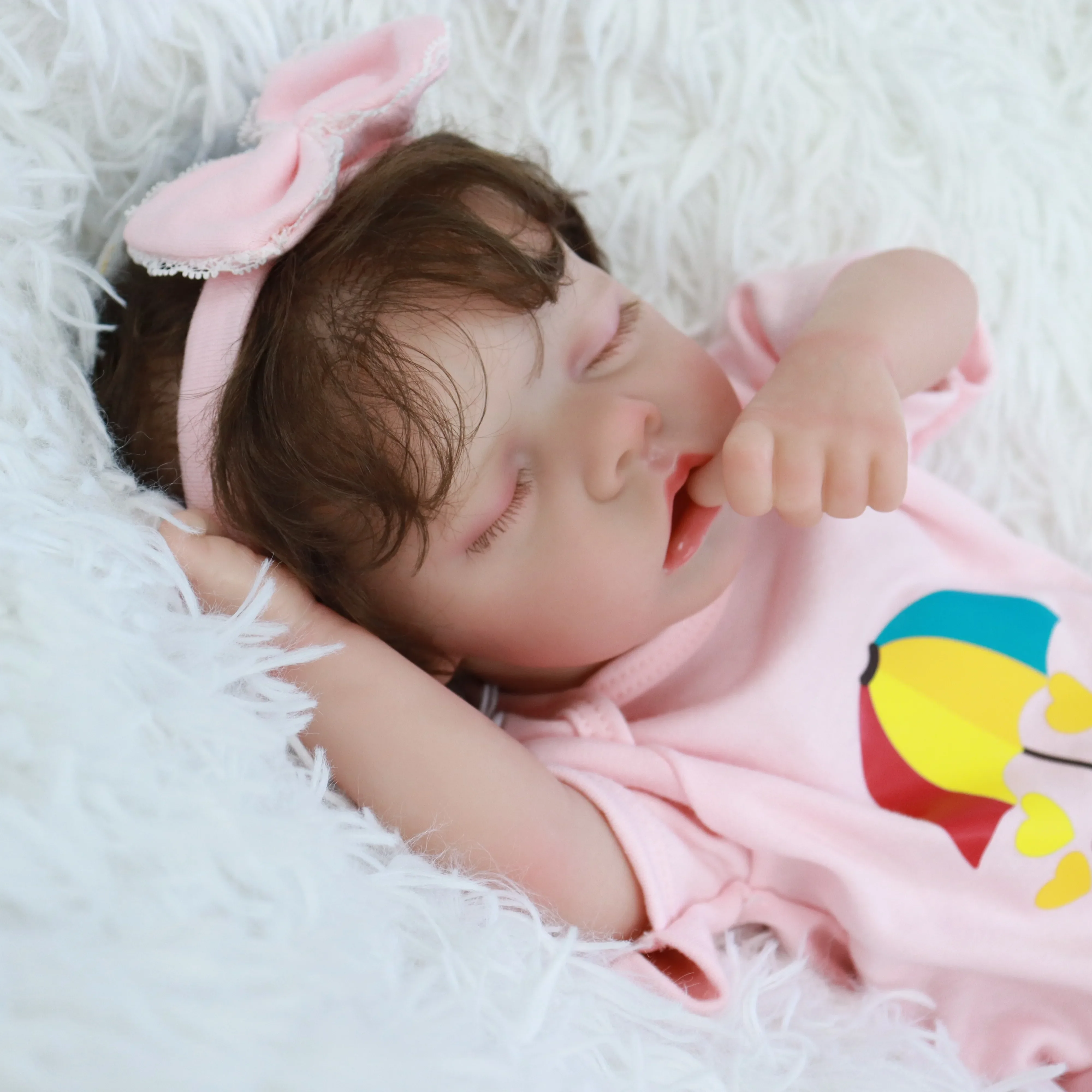 Muñecas Reborn realistas para niña, cuerpo completo de silicona, vinilo de 18 pulgadas, muñeca para niña recién nacida, muñecas lavables para bebés de la vida Real